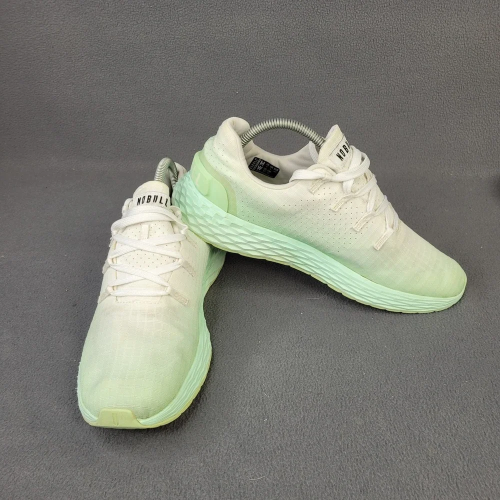 Nobull Project Allday Ripstop Runner White Mist‎ Gradient Womens 10.5 Athletic